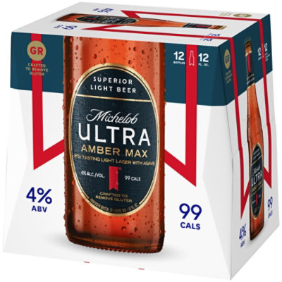 Michelob ULTRA Amber Max American Lager Beer in Bottles - 12 - 12 Fl. Oz. - Image 4