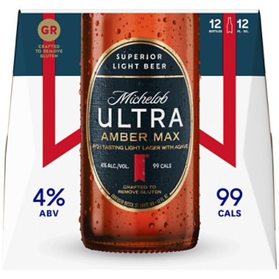Michelob ULTRA Amber Max American Lager Beer in Bottles - 12 - 12 Fl. Oz. - Image 5