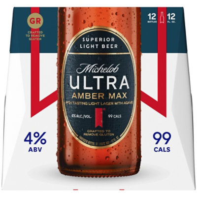 Michelob ULTRA Amber Max American Lager Beer in Bottles - 12 - 12 Fl. Oz. - Image 3