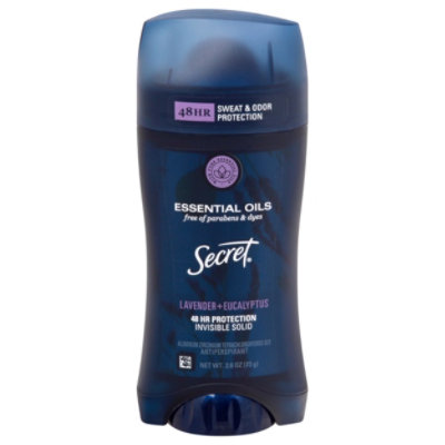 Secret Lavender and Eucalyptus Scent Antiperspirant Deodorant for Women