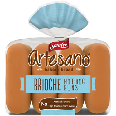 Sara Lee Artesano Brioche Hot Dog Buns - 13.5 Oz - Image 1