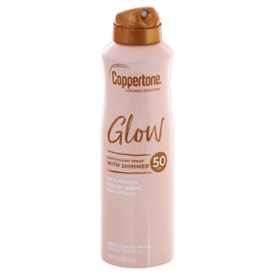 Coppertone Glow Spray Spf50 - 5 OZ