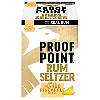 Proof Point Rum Seltzer Wih Mango Pineapple 5% ABV Cans - 4-12 Fl. Oz. - Image 3