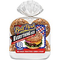 Ball Park Pre-Sliced Everything Seasoned Hamburger Buns - 16 Oz - Image 1