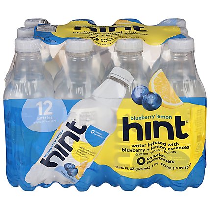 Hint Water Blueberry Lemon - 16 FZ - Image 3