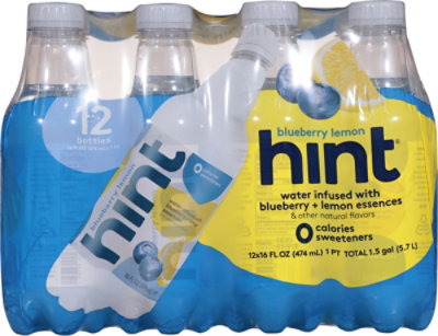 Hint Water Blueberry Lemon - 12-16 Oz - Image 5