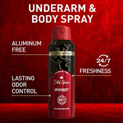 Old Spice Swagger Aluminum Free Body Spray for Men - 5.1 Oz - Image 2