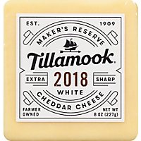 Tillamook Makers Reserve 2018 Extra Sharp White Cheddar - 8 OZ - Image 2