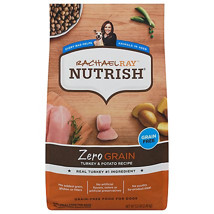 Rachael Ray Nutrish Turkey Zero Grain Dog Food - 5.5 LB - Image 2