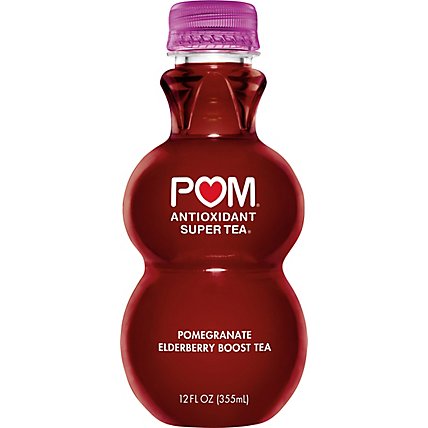 POM Super Tea Pomegranate Elderberry Boost Tea - 12 Oz - Image 2