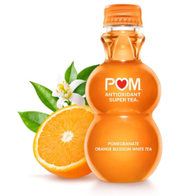 POM Super Tea Pomegranate Orange Blossom White Tea - 12 Oz - Image 3