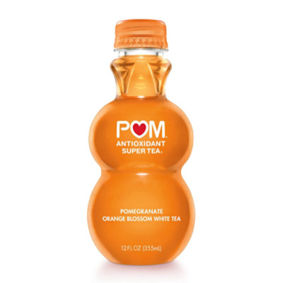 POM Super Tea Pomegranate Orange Blossom White Tea - 12 Oz - Image 1