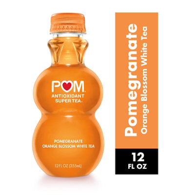 POM Super Tea Pomegranate Orange Blossom White Tea - 12 Oz - Image 2
