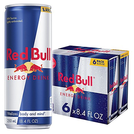 Red Bull Energy Drink - 6-8.4 Fl. Oz.