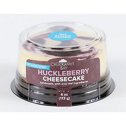 Chuckanut Bay Huckleberry Cheesecake No Sugar Added - 4 OZ - Image 1
