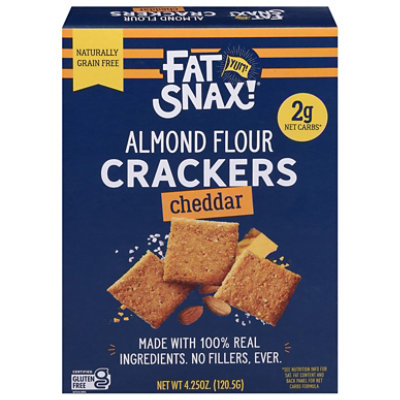 Fat Snax Crackers Cheddar - 4.25 OZ - Image 3