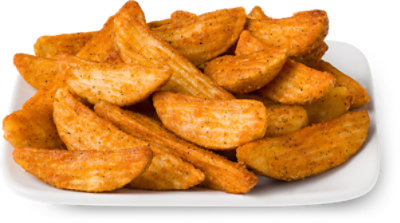 Deli Crinkle Cut Potato Wedges Hot - 0.50 Lb