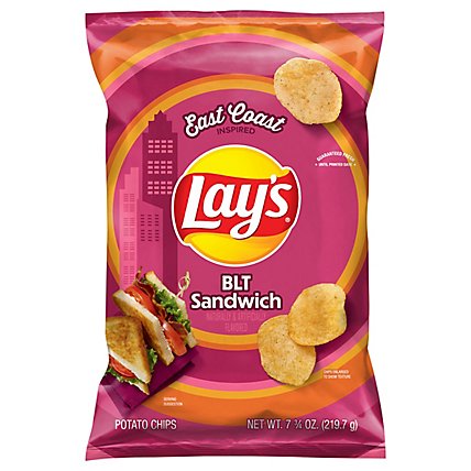 Lay's Potato Chips Summer Blt Flavored - 7.75 OZ - Image 1