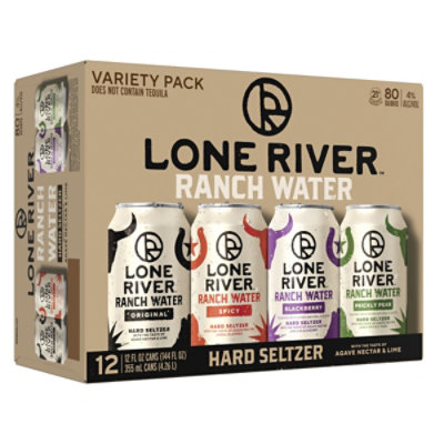 Lone River Ranch Water Hard Seltzer Variety Pack In Cans - 12-12 Fl. Oz. - Image 1