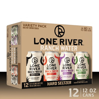 Lone River Ranch Water Hard Seltzer Variety Pack In Cans - 12-12 Fl. Oz. - Image 2