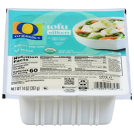 O Organics Tofu Silken - 14 OZ - Image 1