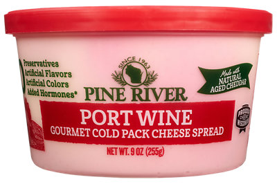 Pine River Cheese Port Wine Cold Pk - 9 OZ - Image 1