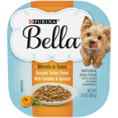 Purina Bella Morsels In Sauce Roasted Turkey Flavor Wet Dog Food