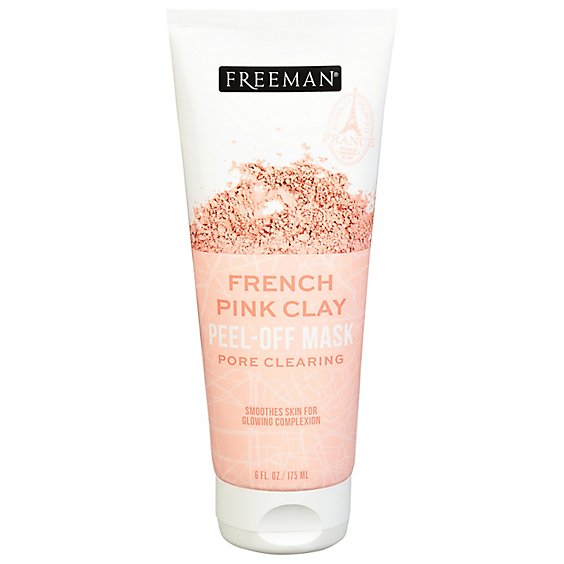 Freeman Peel Off Mask Pink Clay French - Each