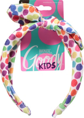 Goody Girls Polka Dot Fabric Tie Headband 1ct - EA - Image 2