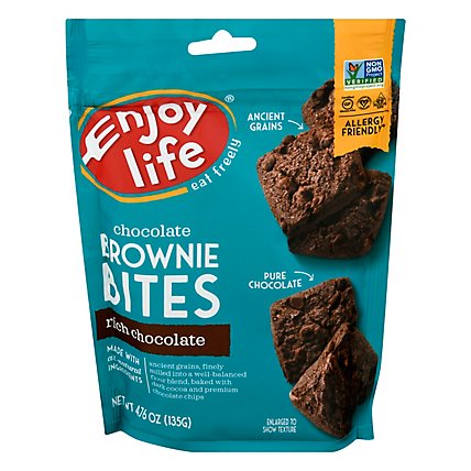 Enjoy Life Brownie Bites Chocolate - 4.76 OZ - Image 3