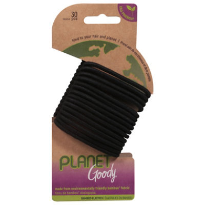 Planet Goody Elastics Black 30ct - 30CT