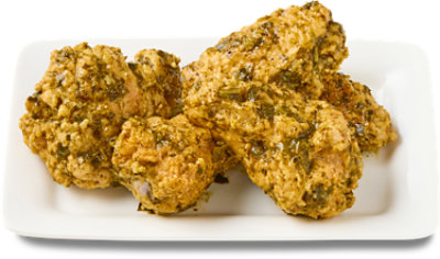Deli Green Chili Bonelss Chicken Wings Hot - 1 LB - Image 1