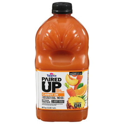 Tampico Paired Up Carrot On Carrot Pineapple Orange Peach Juice