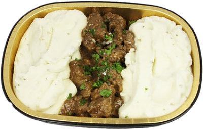 Readymeals Steak Tips And Mashed Potato Sml - Lb - Image 1
