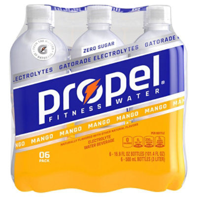 Propel Water Mango - 6-16.9 FZ - Online Groceries | Shaw's