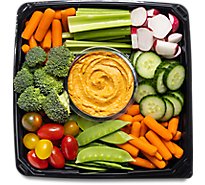 Vegetable & Hummus Snack Tray - Each