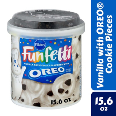 Pillsbury Vanilla Funfetti Oreo Frosting - 15.6 OZ - Image 2