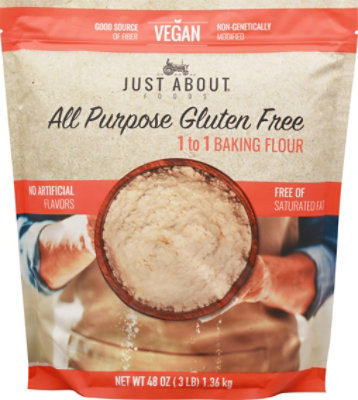 Just About Foods Gluten Free All‑Purpose Flour - 48 Oz - Image 1