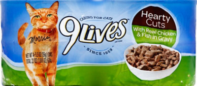 9Lives Hearty Cuts Chicken Fish In Gravy - 4-5.5 OZ - Image 2