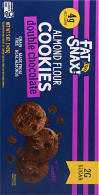 Fat Snax Cookies Mini Double Chocolate - 5 OZ - Image 6