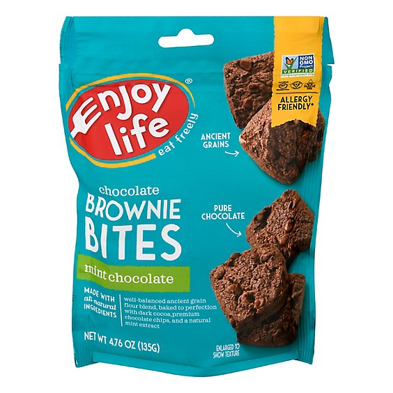 Enjoy Life Brownie Bites Mint Chocolate - 4.76 OZ