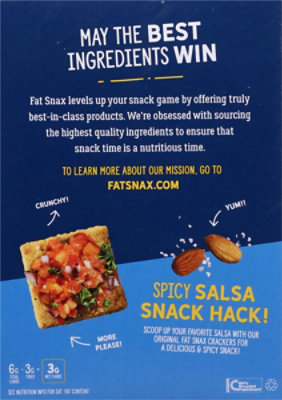 Fat Snax Crackers Sea Salt - 4.25 OZ - Image 6