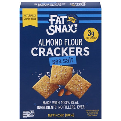 Fat Snax Crackers Sea Salt - 4.25 OZ - Image 2