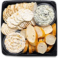 Crackers & Dip Snack Tray - Each - Image 1