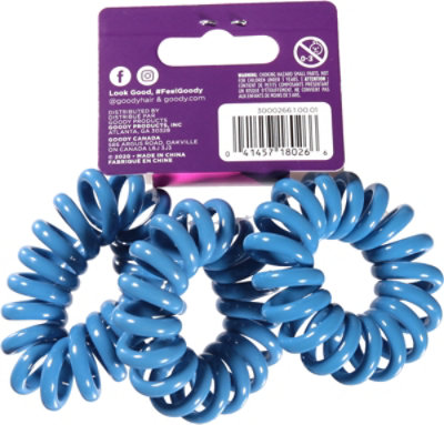 Goody Xl Coils Blue 3ct - 3CT - Image 4