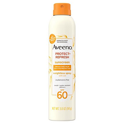 Aveeno Protect & Restore Sunscreen Body Spray Spf 60 - 5 OZ - Image 3