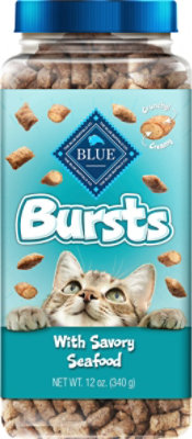 Blue Buffalo Bursts Filled Cat Treats Seafood - 12 OZ - Image 2