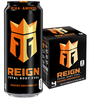 Reign Total Body Fuel Orange Dreamsicle Performance Energy Drink - 4-16 Fl. Oz. - Image 2