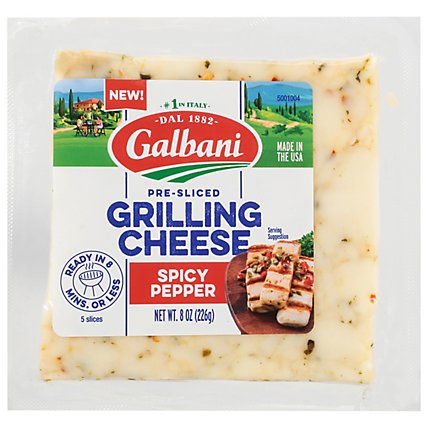Galbani Grilling Spicy Pepper Cheese - 8 OZ - Image 1