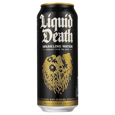 ESSENCE OF WATER インディー・ソウル G-RAP Liquid Death Sparkling Mountain Water - 16.9 FZ - acmemarkets